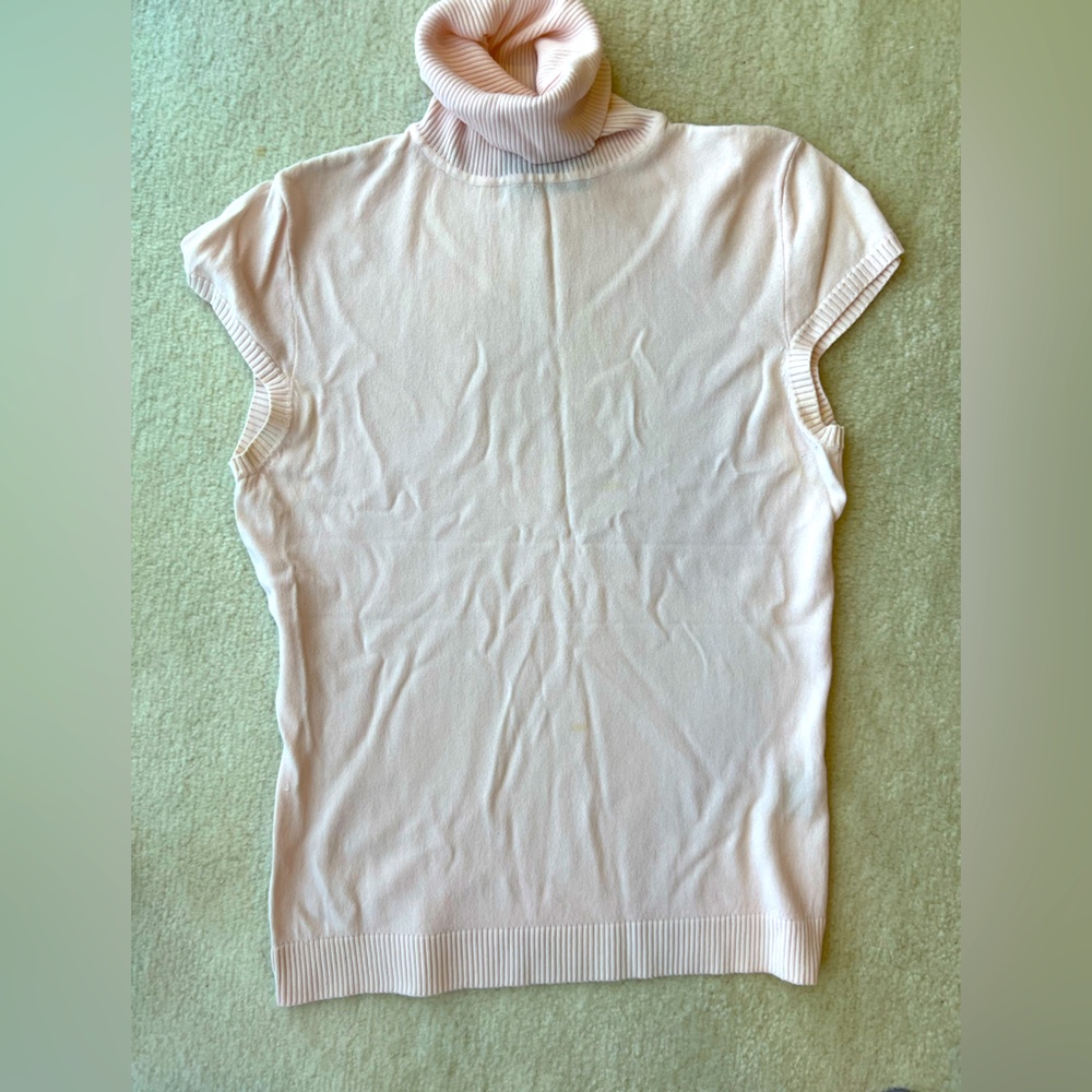 Joel&Elliot Light Pink Turtleneck Sweater Top